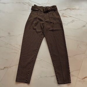 Retro pattern trousers